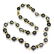 Single Strand South Sea Pearl and Diamond Necklace, - 2