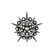 Victorian Silver-Topped 14K Gold Diamond Starburst