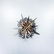 Victorian Silver-Topped 14K Gold Diamond Starburst - 2