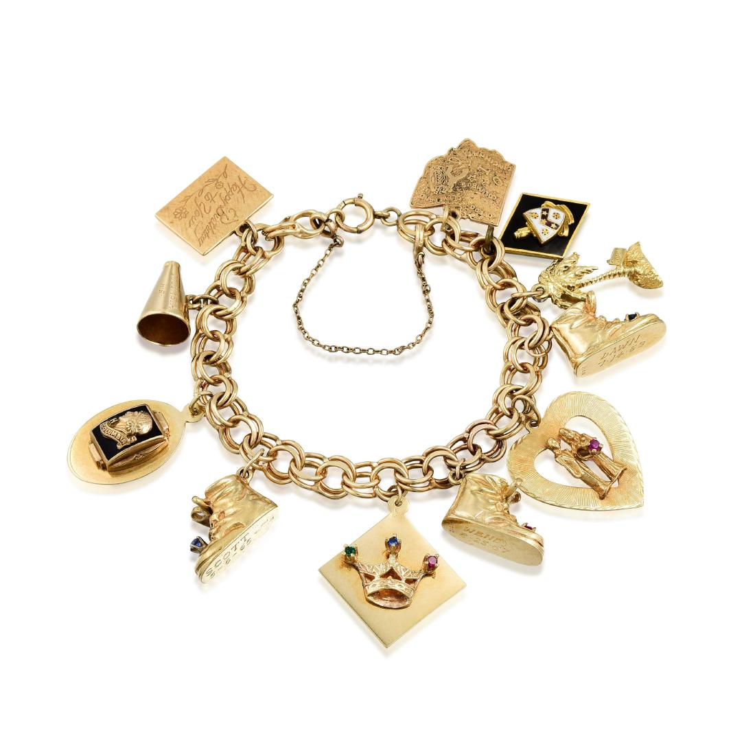 A Gold Charm Bracelet (1 of 2)