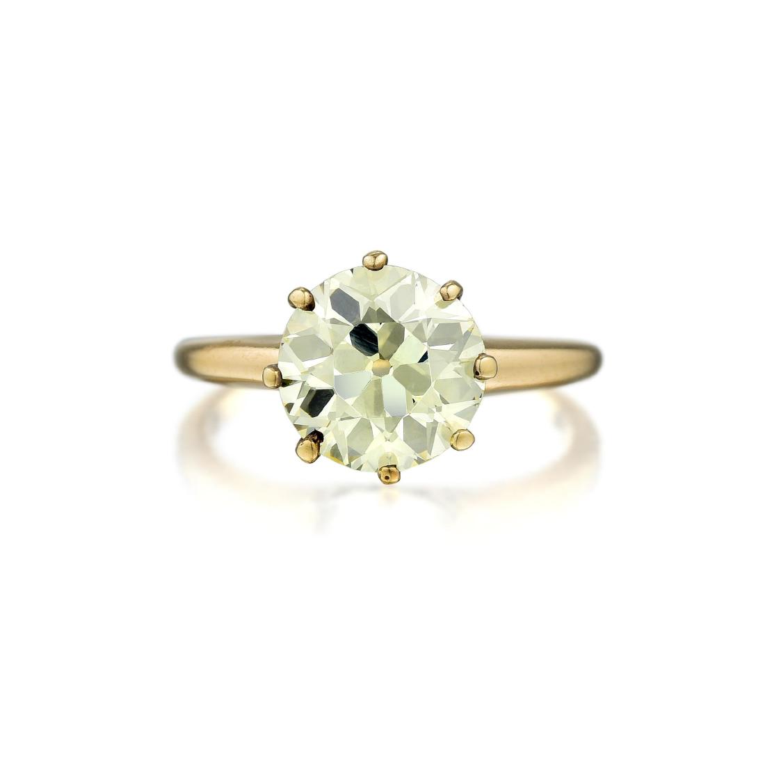 Antique Yellow Diamond Ring (1 of 3)