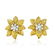 A Pair of Fancy Yellow Diamond Earclips - 2