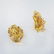 A Pair of Fancy Yellow and Pink Diamond Earclips - 3