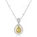 A Fancy Yellow Diamond and Diamond Pendant Necklace