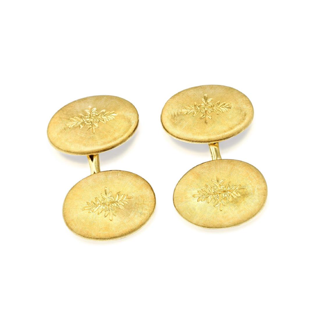 Mario Buccellati Gold Cufflinks (1 of 2)