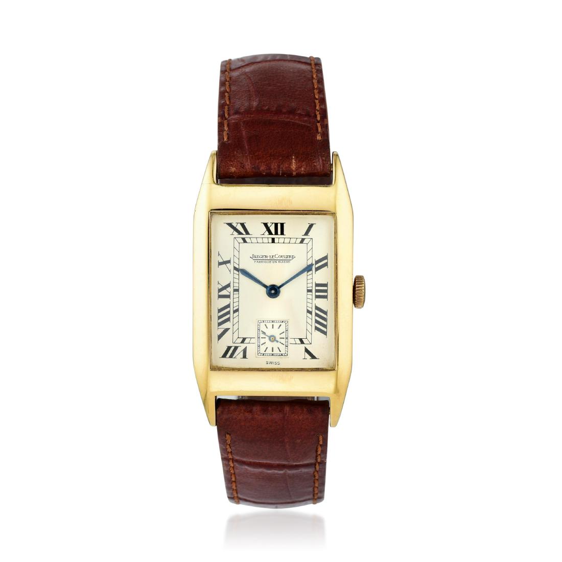 jaeger lecoultre rectangular watch