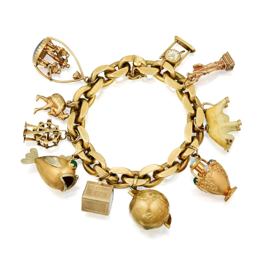 A Gold Charm Bracelet (1 of 2)