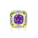 Chanel Amethyst Peridot and Aquamarine Ring