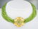 A Peridot Necklace and Earrings Set - 6