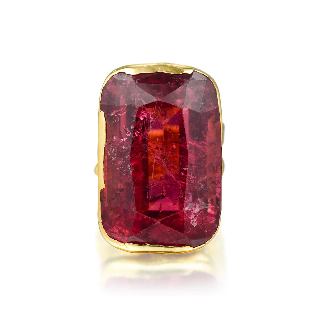 Ed Wiener Rubellite Ring (1 of 3)