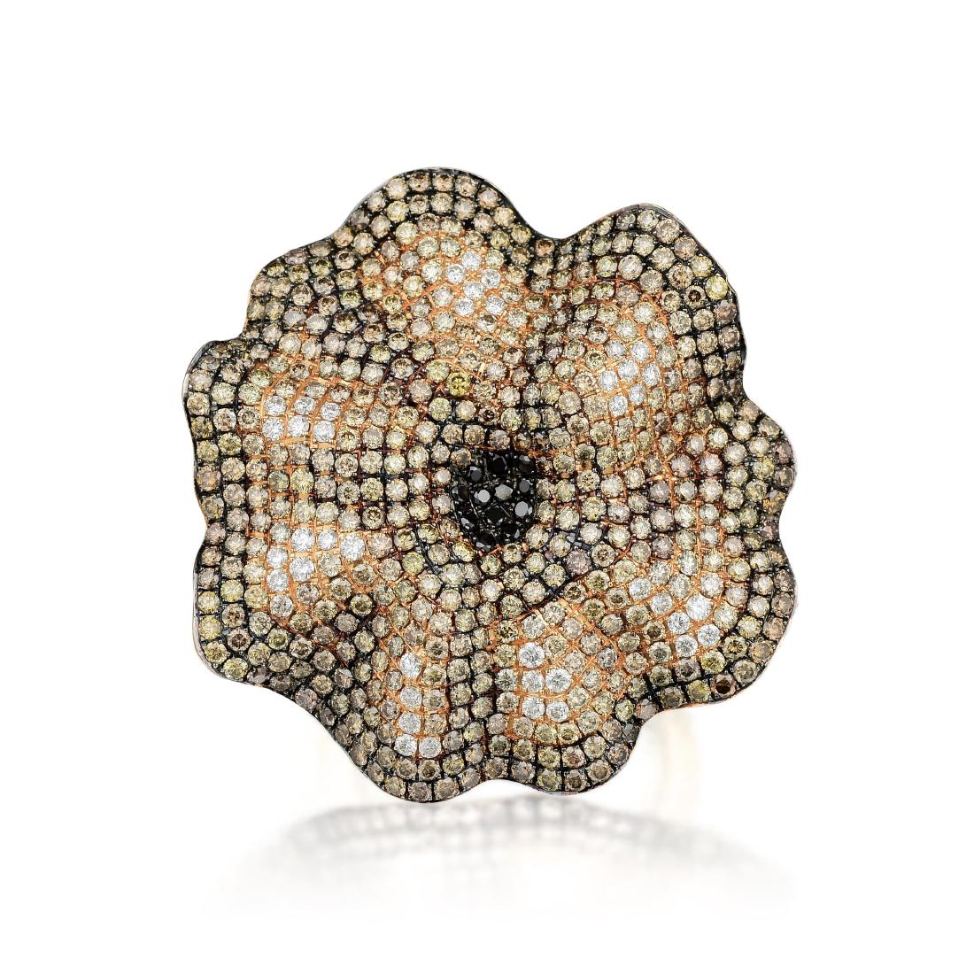 Stenzhorn Belle Multi-Colored Diamond Ring (1 of 4)