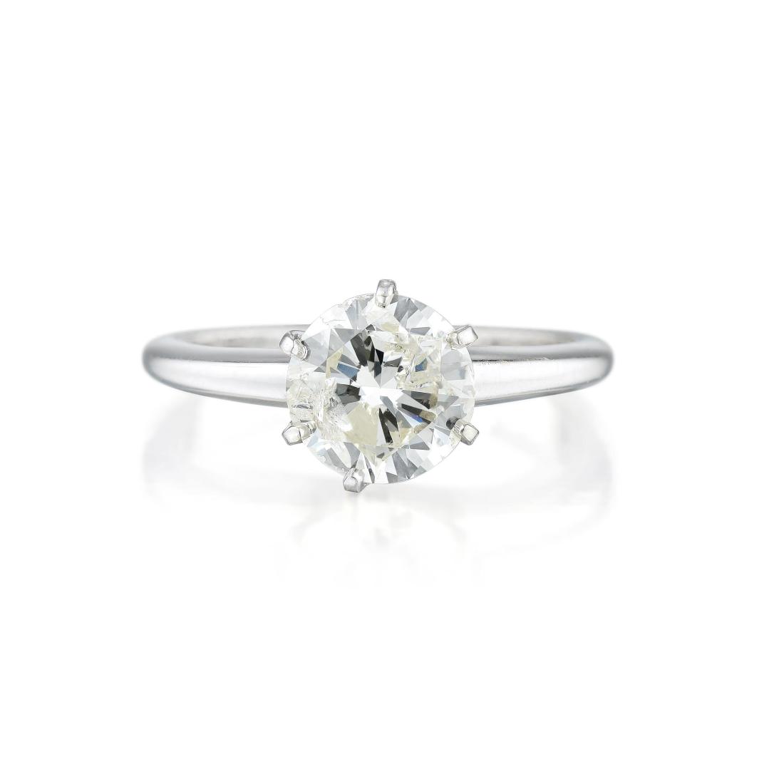 A 1.36-Carat Diamond Solitaire Ring (1 of 3)