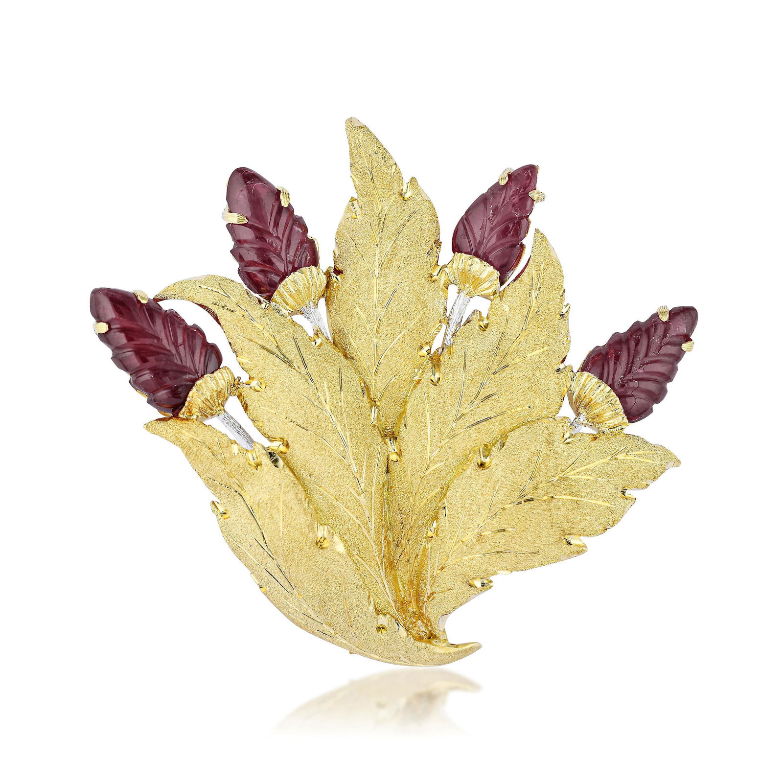 Buccellati Ruby Brooch (1 of 3)