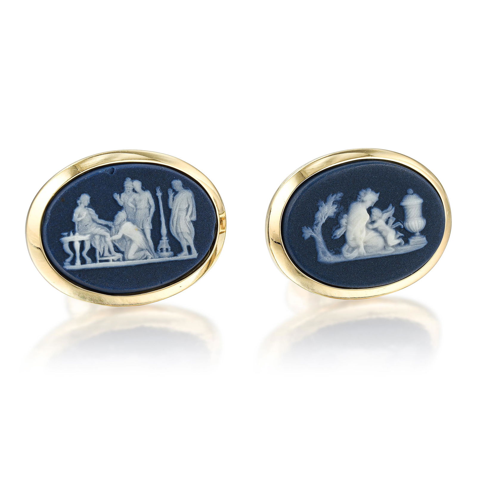 Greek Theme Cameo Cufflinks