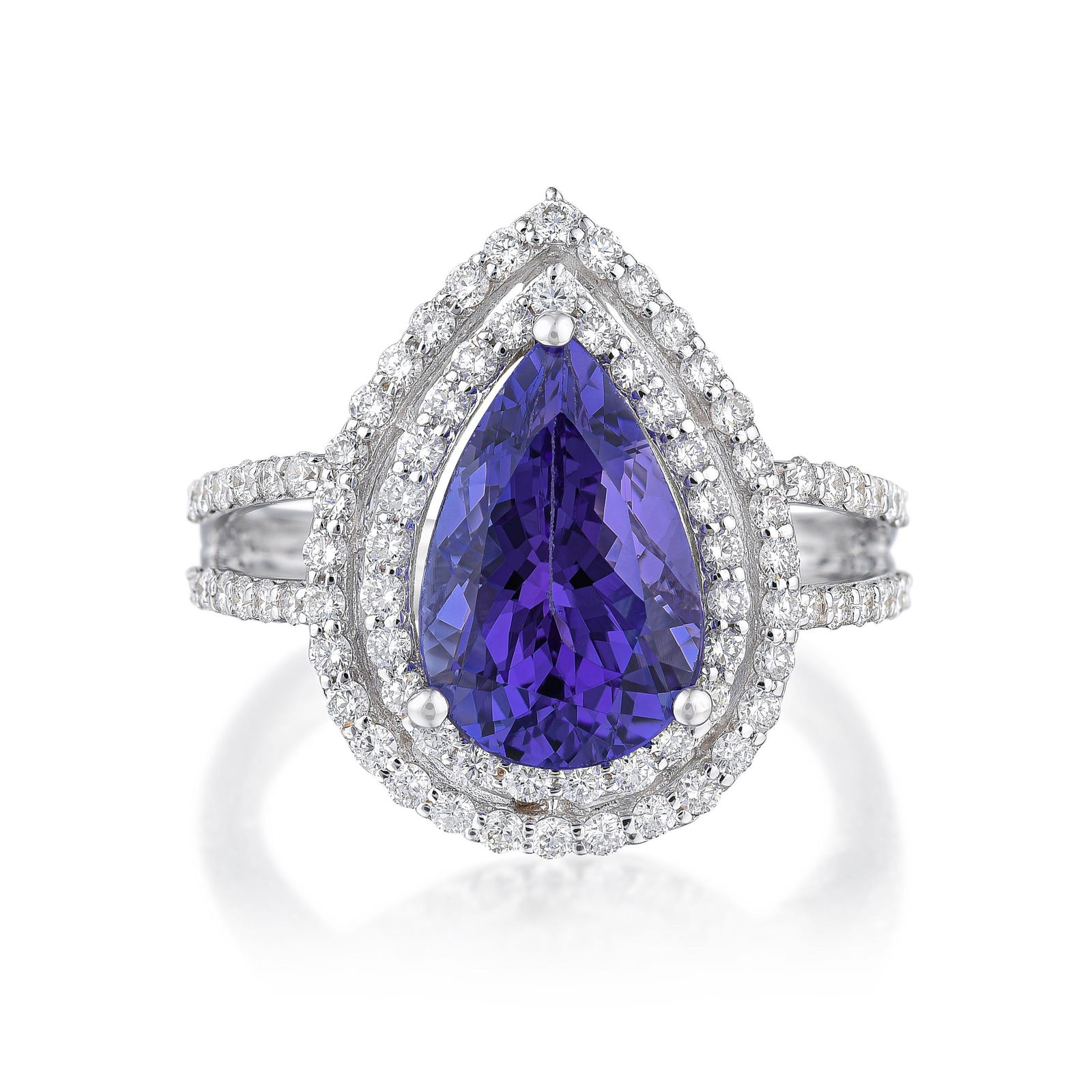 Orianne 3.49-Carat Tanzanite and Diamond Ring (1 of 3)