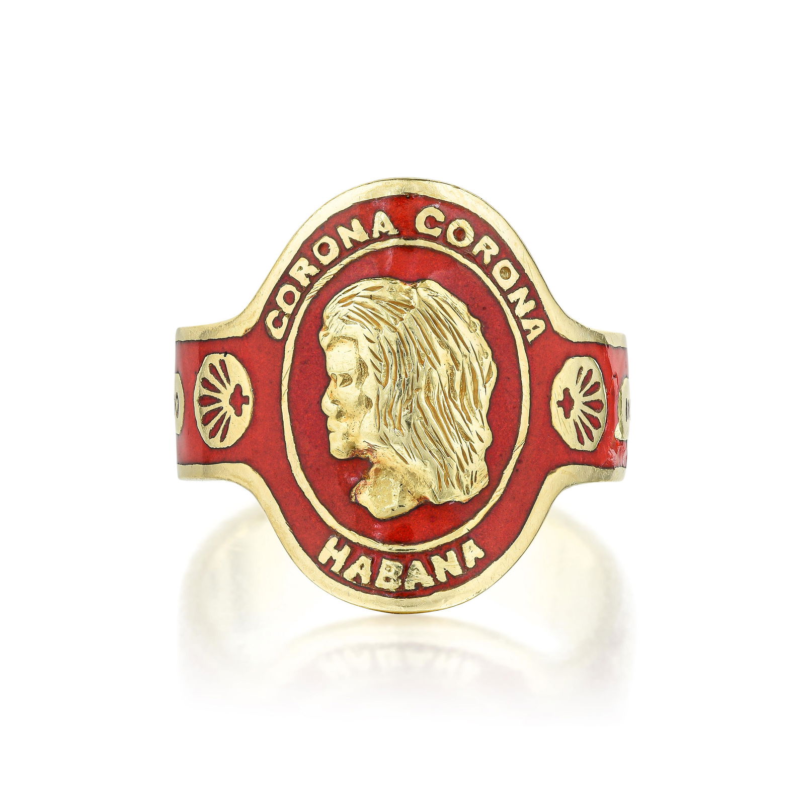 Cartier Enamel Cigar Band Ring (1 of 3)