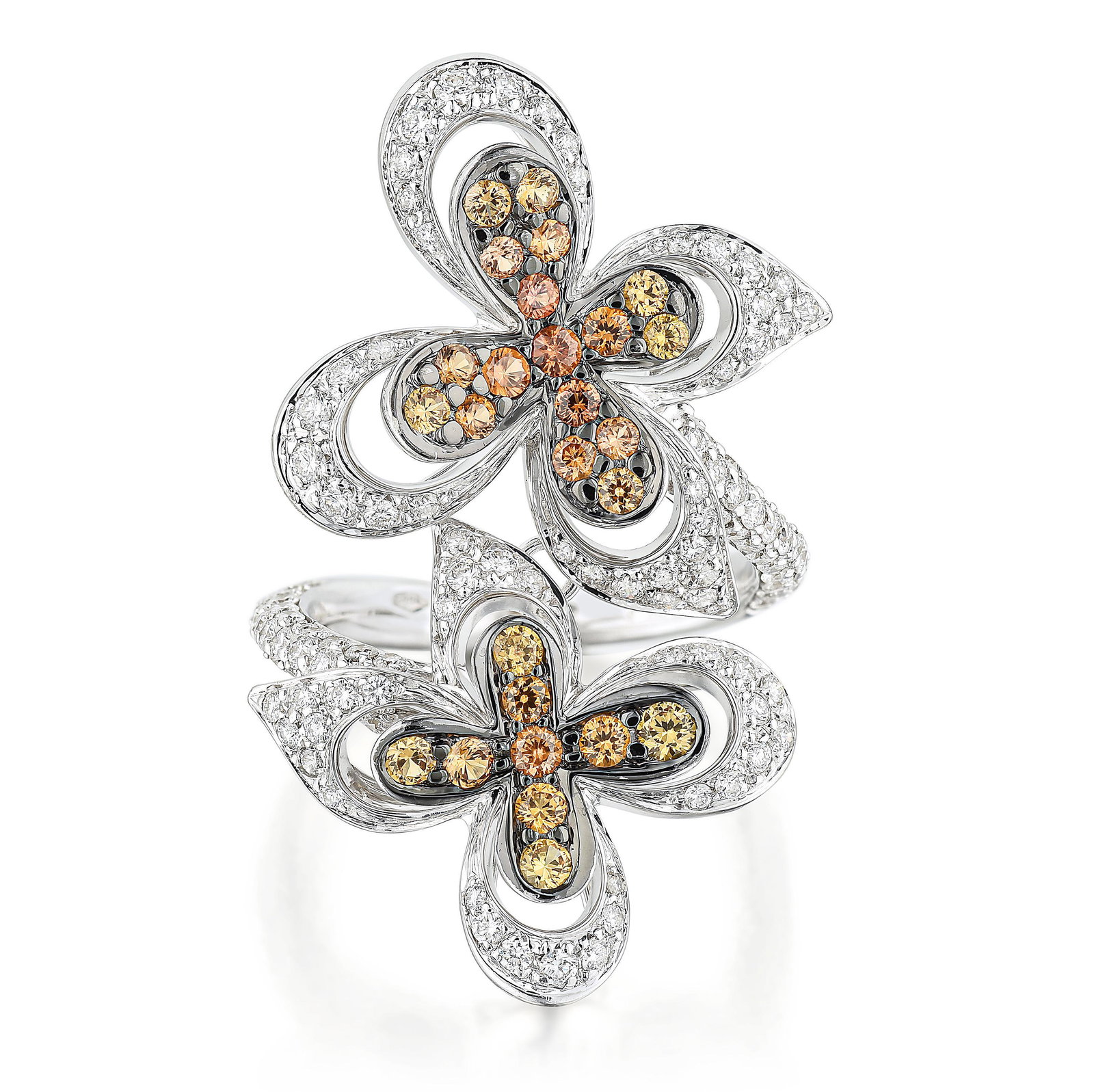 Ambrosi Multi-Colored Sapphire and Diamond Ring (1 of 3)