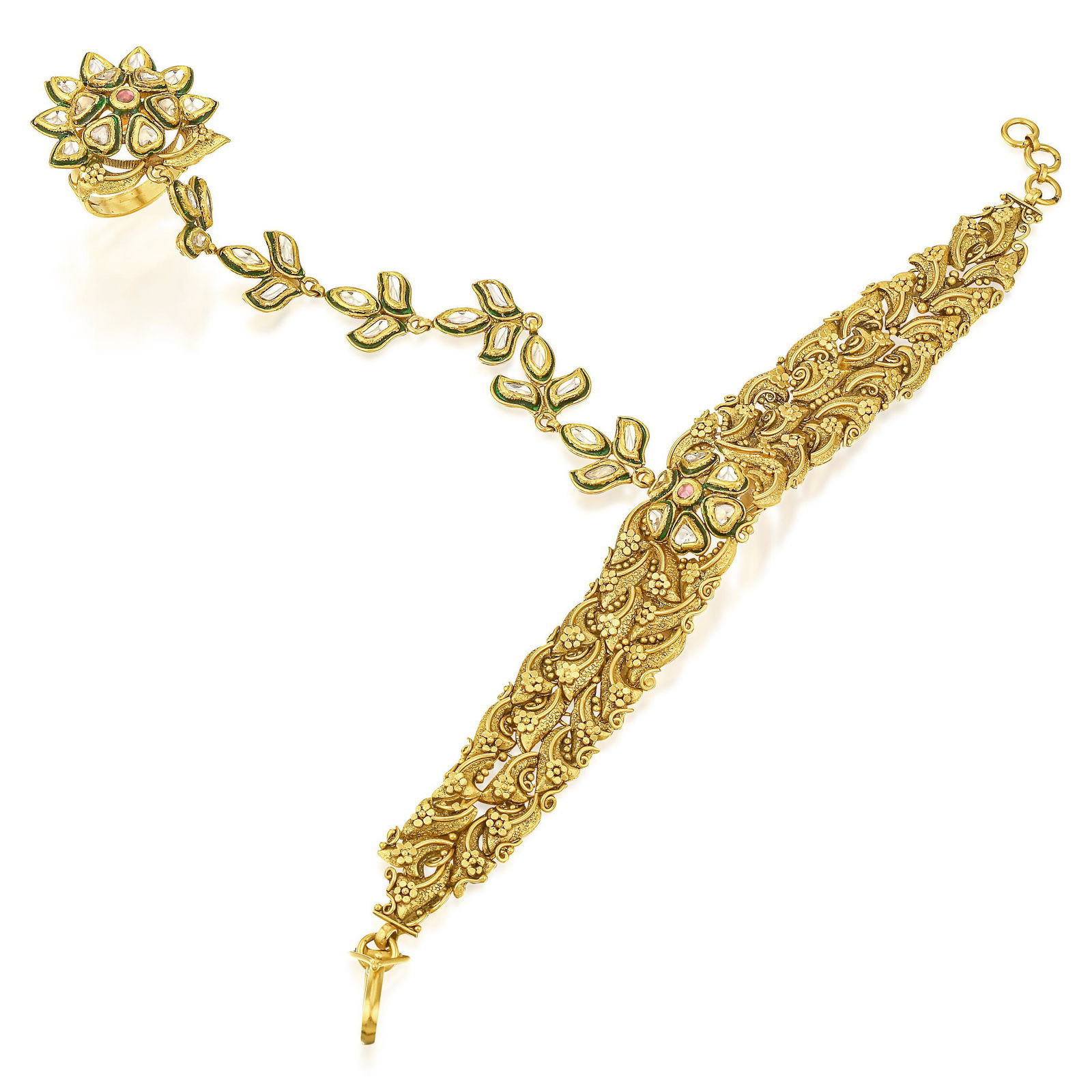 Indian Finger Ring Hand Harness (1 of 2)