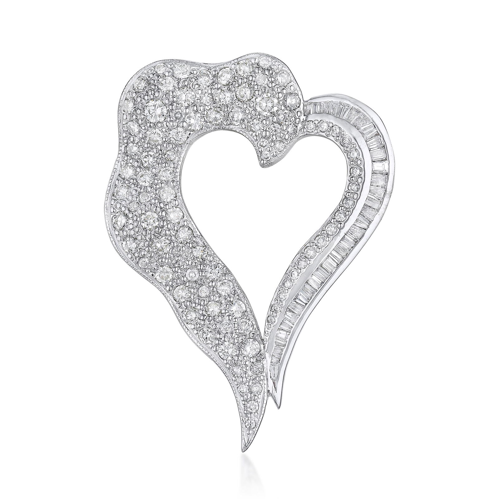 Diamond Heart Pin/Pendant (1 of 2)
