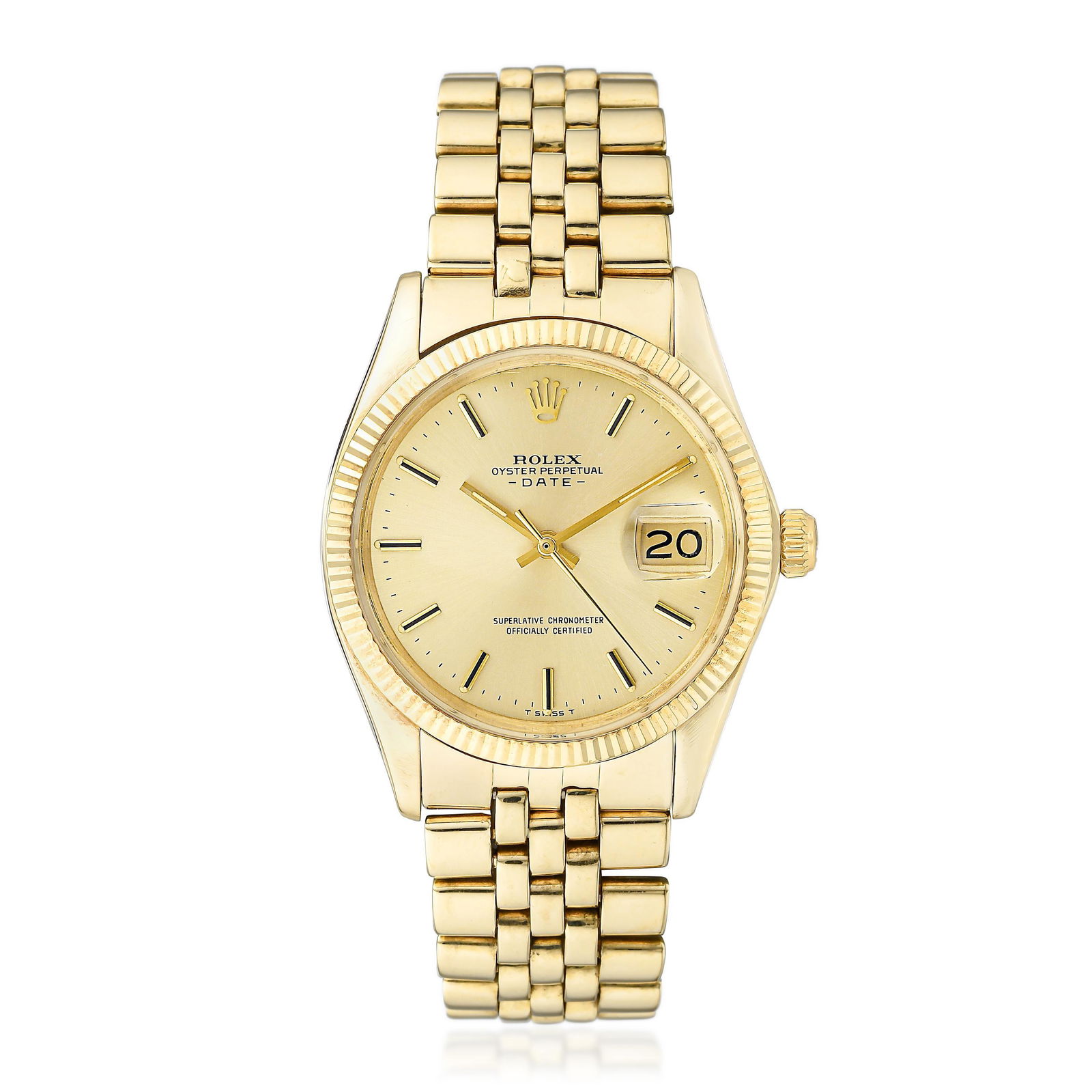 Rolex Oyster Perpetual Date in 14K Gold (1 of 2)
