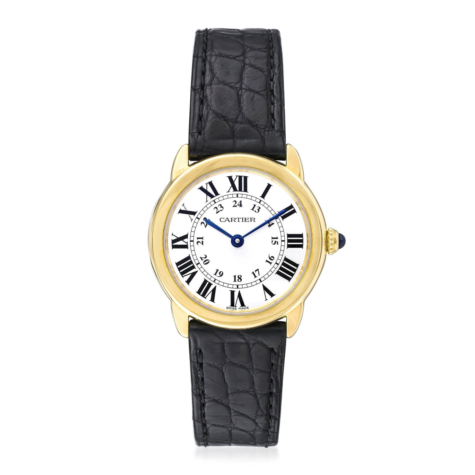 Cartier Ronde Solo in 18K Gold with Steel Back (1 of 2)