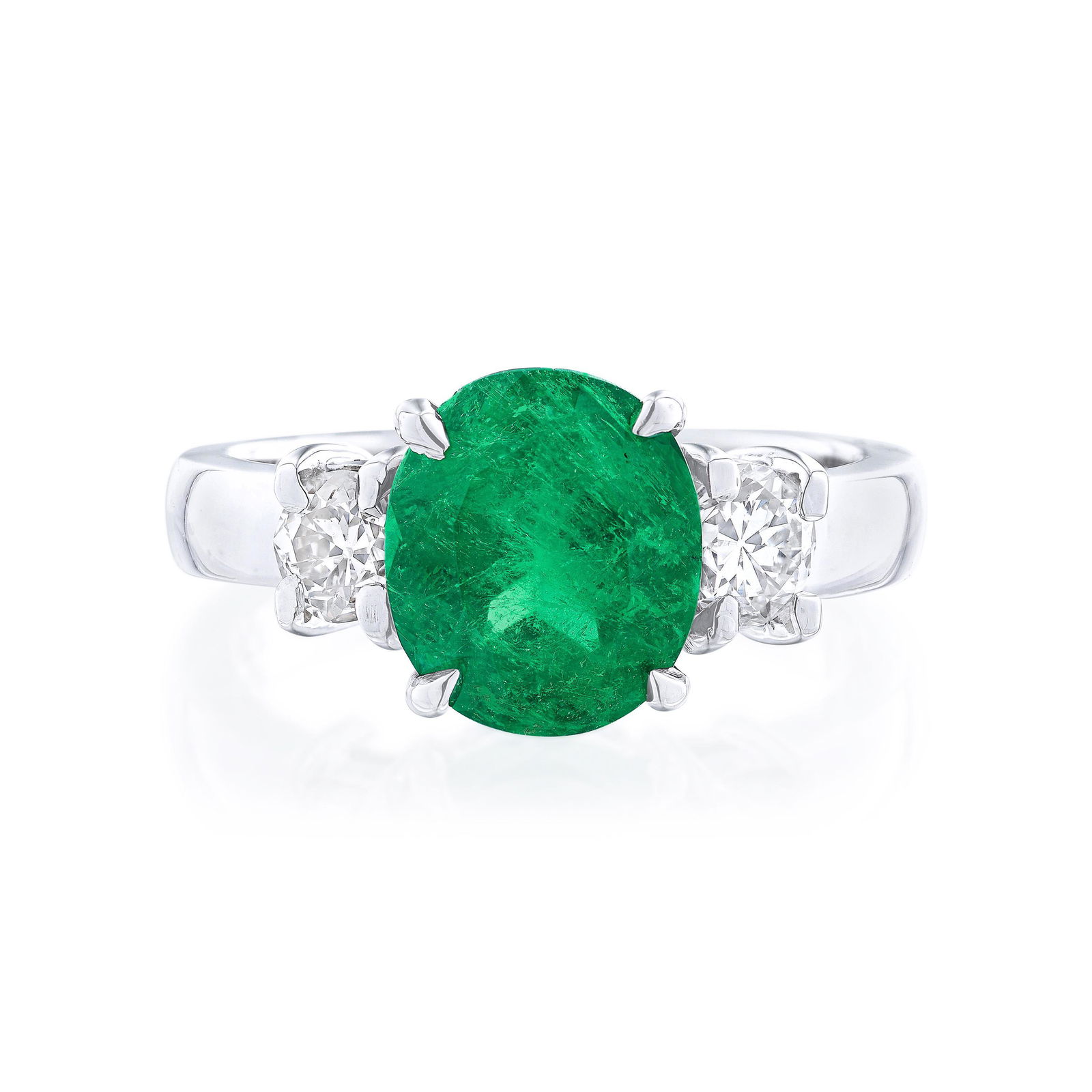 Colombian Emerald and Diamond Ring, GIA Certified (1 of 3)