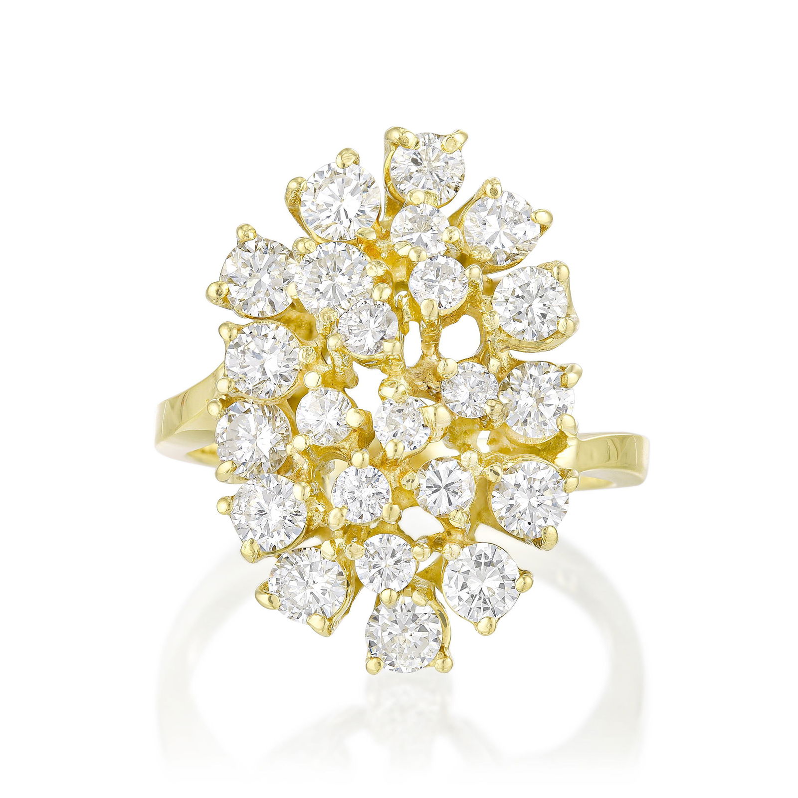 Diamond Cluster Ring (1 of 2)