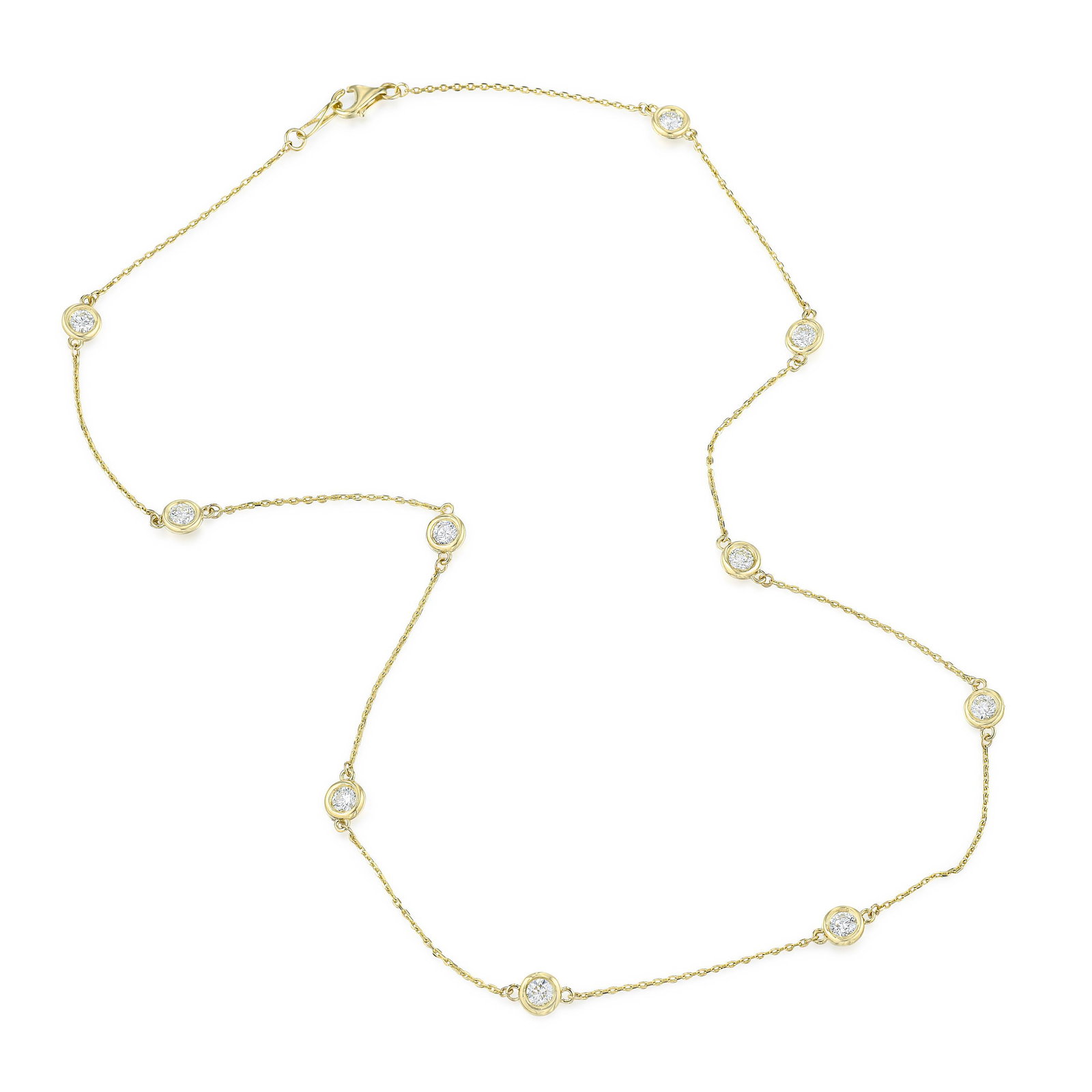 Diamond Station Necklace (1 of 2)