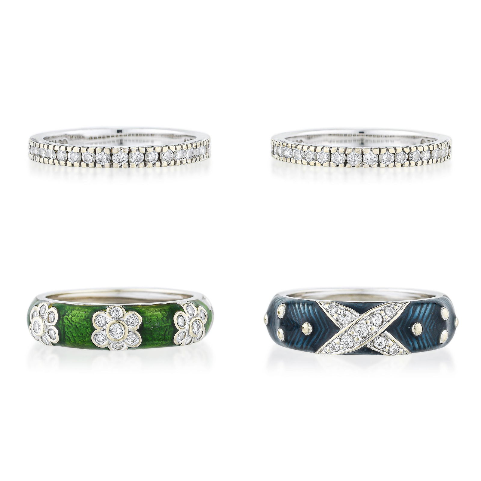 Group of Four Hidalgo Rings (1 of 2)