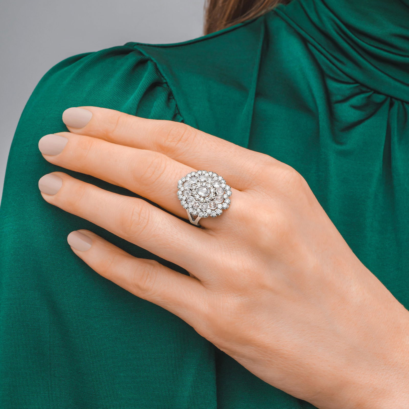 Diamond Shield Ring (1 of 2)