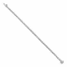 Martini Prong Diamond Tennis Bracelet (1 of 1)