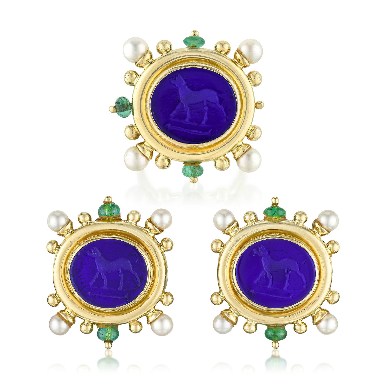 Elizabeth Locke Ring and Earrings (1 of 2)