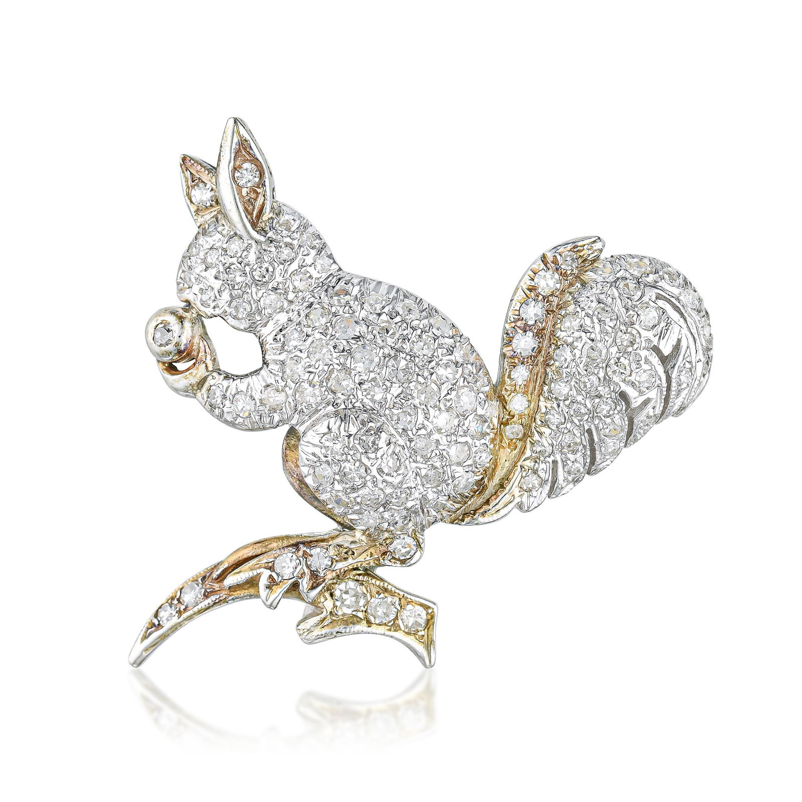 Diamond Squirrel Brooch (1 of 2)