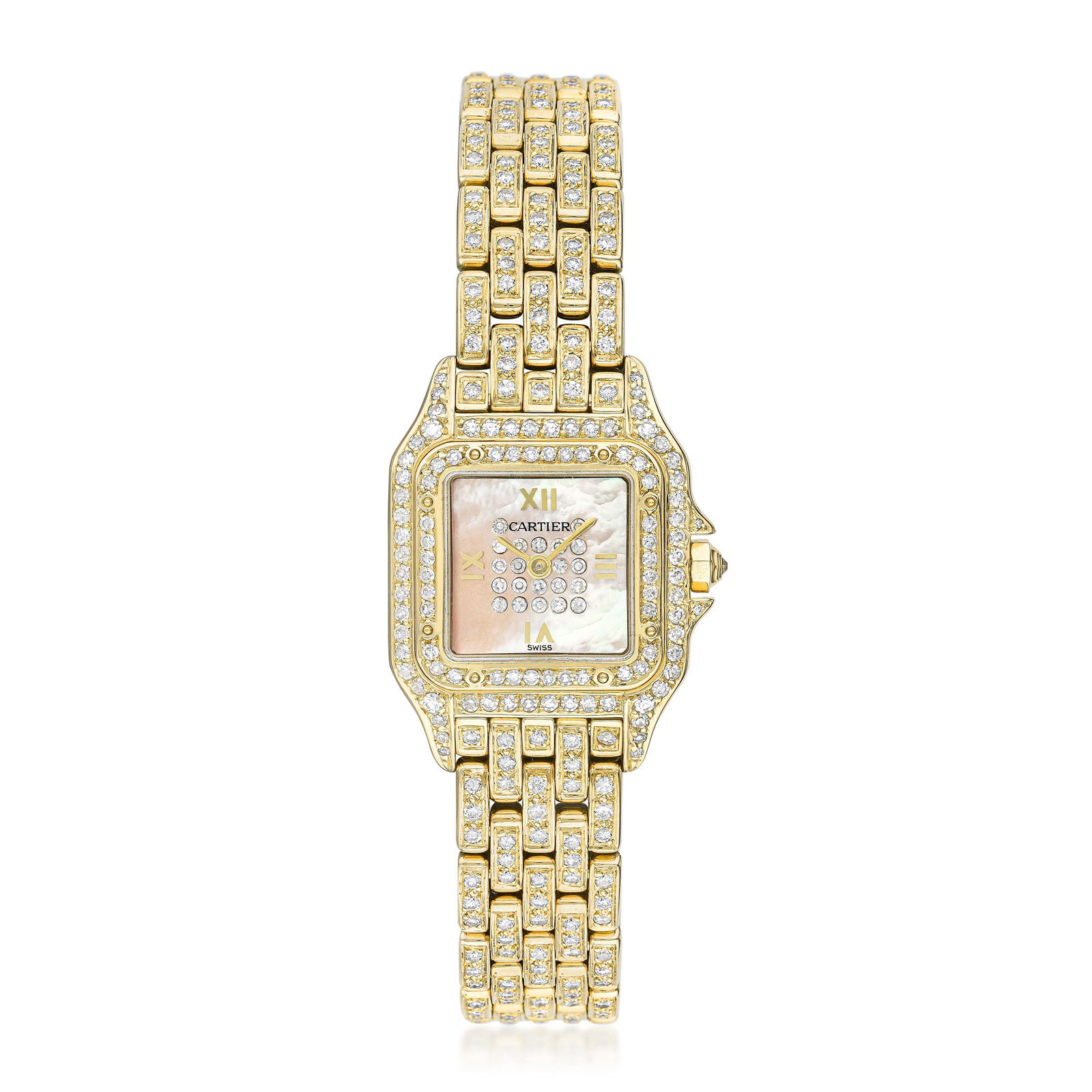 Cartier Panthere Ladies' in 18K Gold with Diamonds (1 of 2)