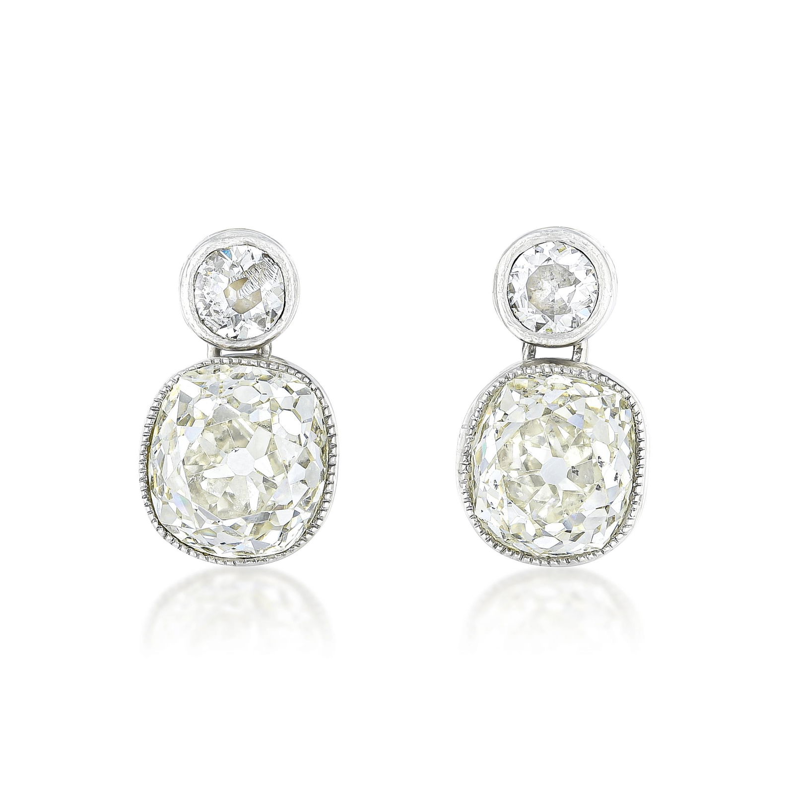 Antique Diamond Earrings (1 of 2)