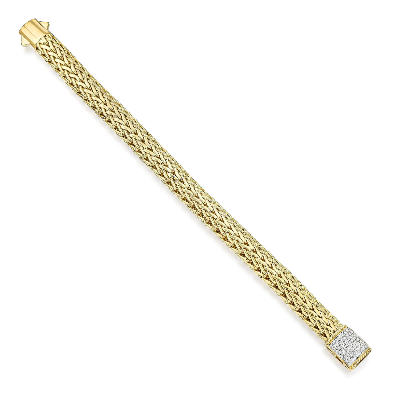 John Hardy Gold Diamond Bracelet (1 of 3)