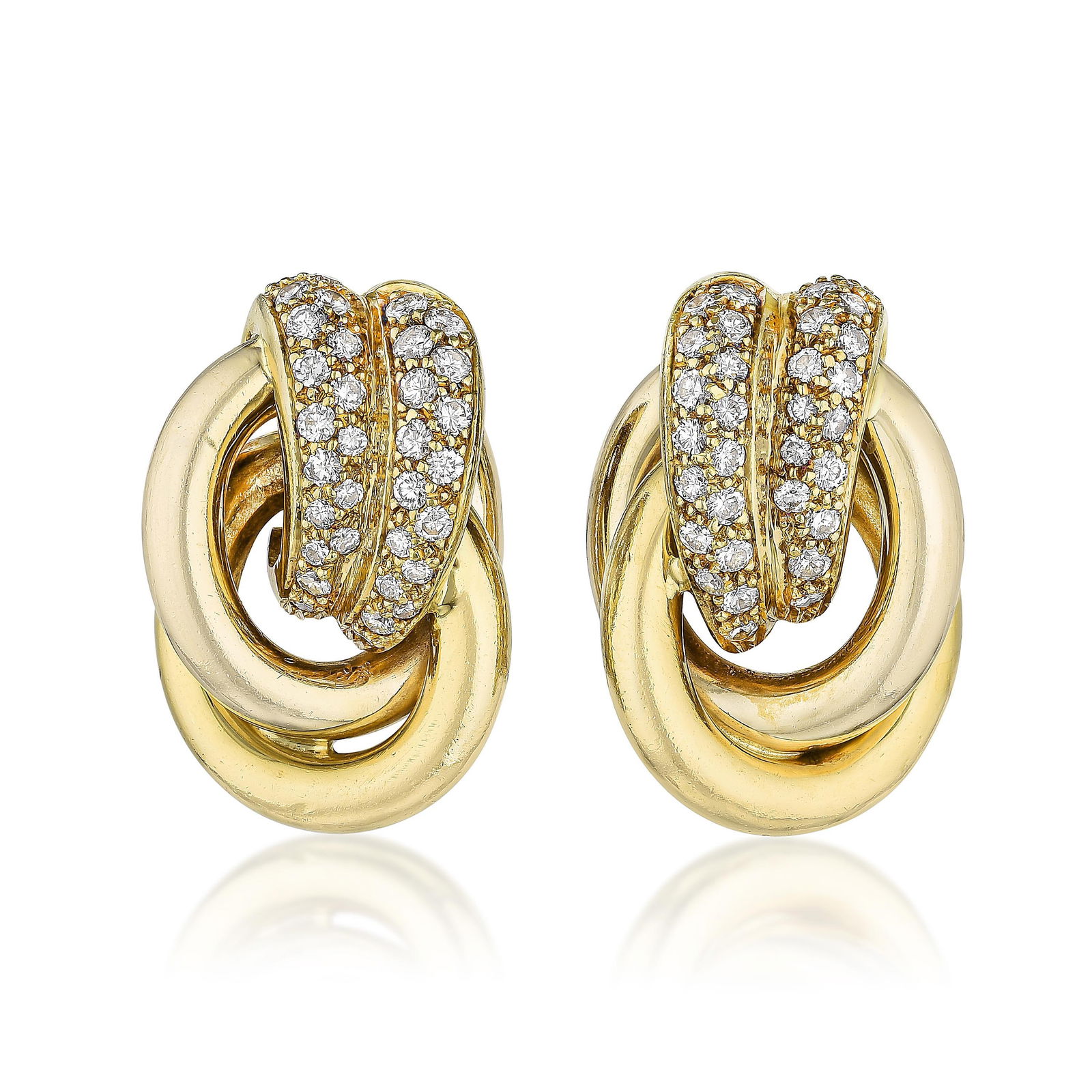 Diamond Knot Earclips (1 of 2)