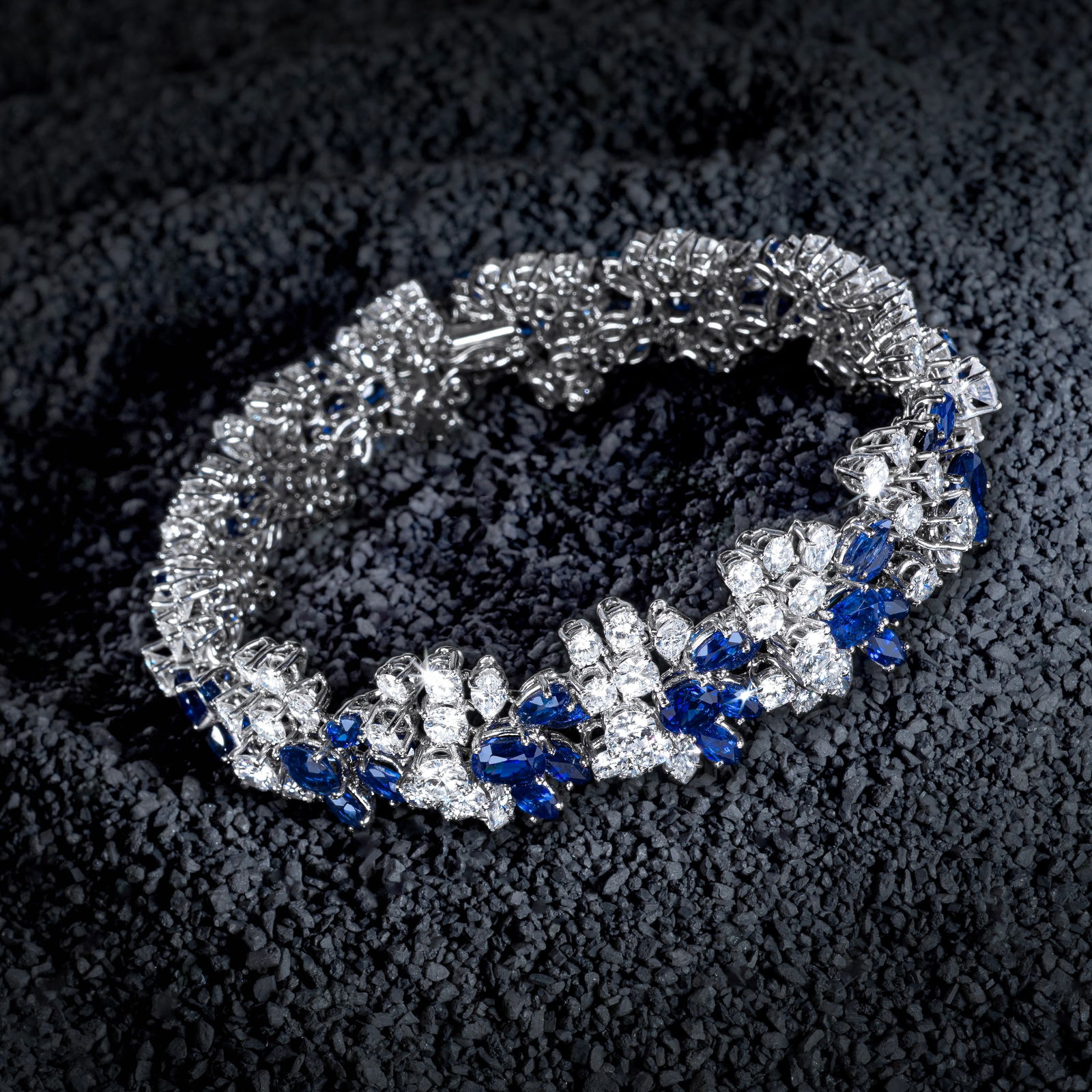 Sapphire and Diamond Bracelet