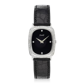 Piaget in 18K White Gold with Onyx Dial