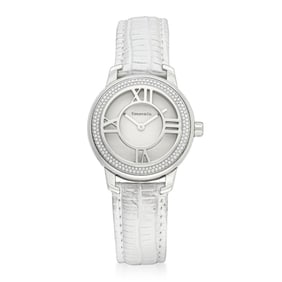 Tiffany & Co. Atlas in Steel with Diamonds