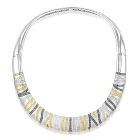 Multi-color Diamond Necklace