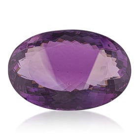 86.40-Carats Amethyst Loose Gemstone