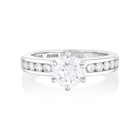 Tiffany & Co. Diamond Engagement Ring with Box