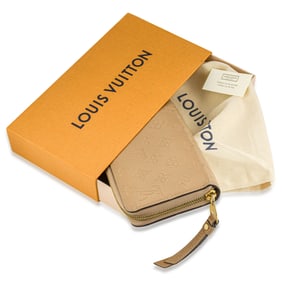Louis Vuitton Monogram Empreinte Zippy Wallet
