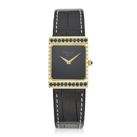 Chopard Dress Watch in 18K Gold with Black Dial
