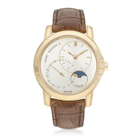 Harry Winston Midnight Moon Phase in 18K Rose Gold, with Box