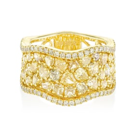 Fancy Yellow Diamond Ring
