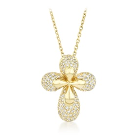 Diamond Cross Pendant Necklace
