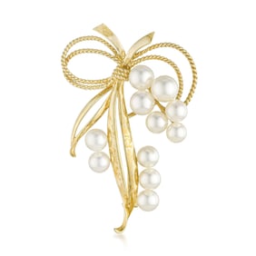Mikimoto Pearl Brooch
