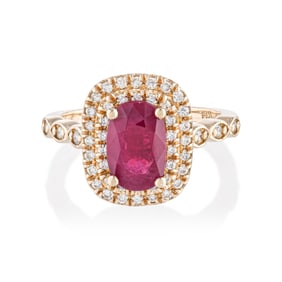 Ruby and Diamond Ring
